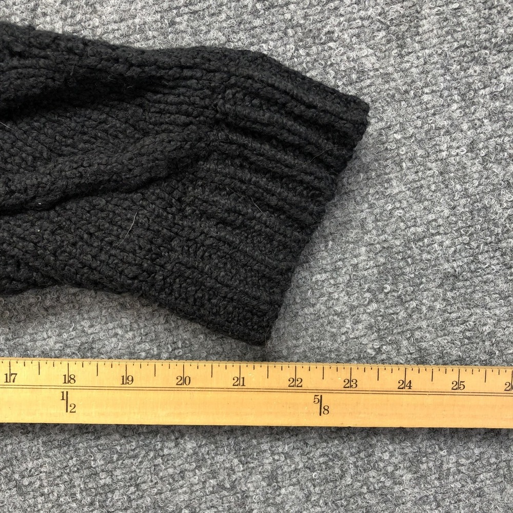 Free People Black Cable Knit Cropped Cardigan - Picture 6 of 8